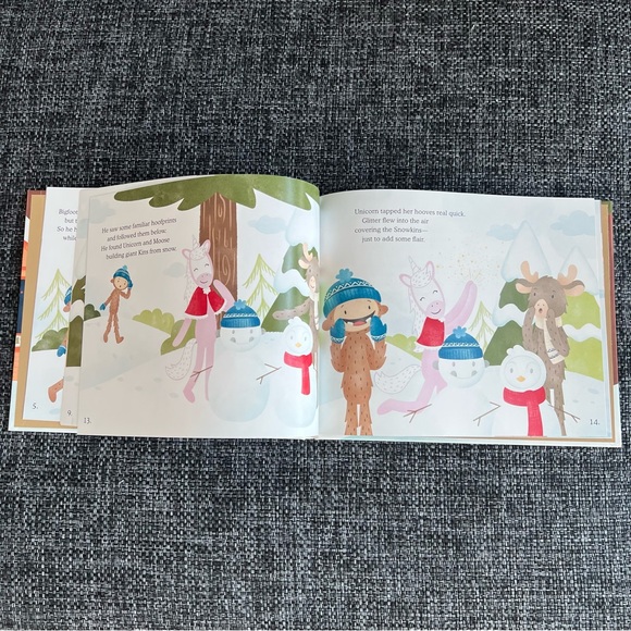 NWT Slumberkins Shine Bright Bigfoot Snuggler and Book - Picture 12 of 13